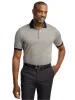 Cotton Three Button Polo - Tan Multi sold by Paul Fredrick