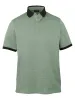 Cotton Three Button Polo - Green Multi sold by Paul Fredrick