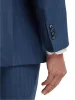Wool Houndstooth Single Breasted Peak Lapel Suit Jacket - Blue sold by Paul Fredrick