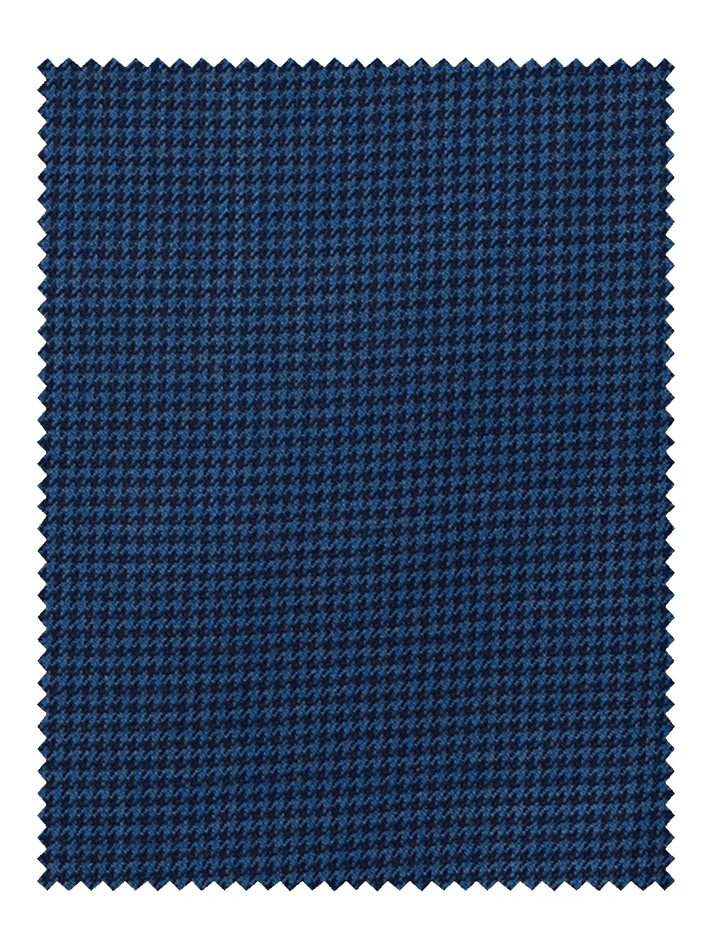 Wool Houdstooth Single Pleat Suit Pants - Blue sold by Paul Fredrick product image thumbnail 3