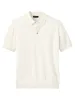 Supima Cotton Three Button Polo - Off White sold by Paul Fredrick