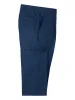 Wool Houndstooth Single Pleat Suit Pants - Blue sold by Paul Fredrick