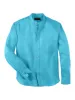 Linen Solid Casual Shirt - Aqua sold by Paul Fredrick