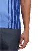 Cotton Button Front Polo - Blue sold by Paul Fredrick