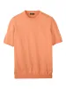 Supima Cotton Crew Neck Sweater - Coral sold by Paul Fredrick