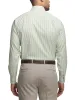 Comfort Stretch Non-Iron Stripe Dress Shirt With Contrast Trim - Green sold by Paul Fredrick