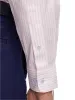 Comfort Stretch Non-Iron Stripe Dress Shirt With Contrast Trim - Pink sold by Paul Fredrick