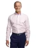 Comfort Stretch Non-Iron Stripe Dress Shirt With Contrast Trim - Pink sold by Paul Fredrick