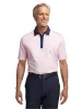 Performance Blend Three Button Polo - Pink sold by Paul Fredrick