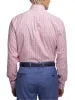 Comfort Stretch Non-Iron Windowpane Dress Shirt With Contrast Trim - Pink/blue sold by Paul Fredrick