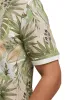 Linen Blend Button Front Camp Collar - Multi sold by Paul Fredrick