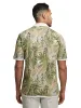Linen Blend Button Front Camp Collar - Multi sold by Paul Fredrick