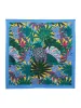 Botanical Silk Pocket Square - Yellow Multi sold by Paul Fredrick