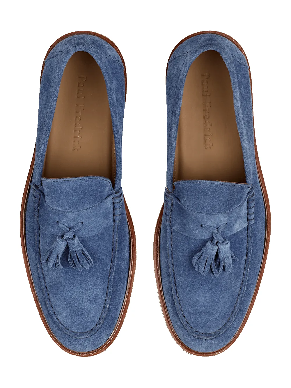 Jared Tassel Loafer - Blue sold by Paul Fredrick product image thumbnail 3