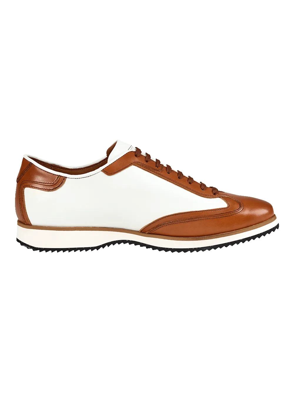 Theo Sneaker - Chestnut/white sold by Paul Fredrick product image thumbnail 2