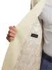 Linen Blend Single Breasted Notch Lapel Sport Coat - Butter sold by Paul Fredrick