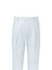 Cotton Seersucker Single Pleated Pants - Tan/white sold by Paul Fredrick
