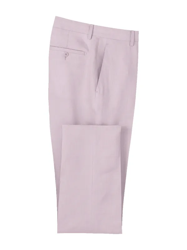 Linen Chambray Twill Pants - Light Purple sold by Paul Fredrick