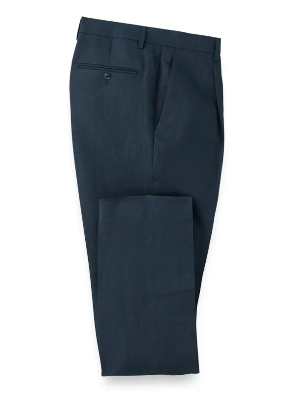 Linen Single Pleat Pants sold by Paul Fredrick