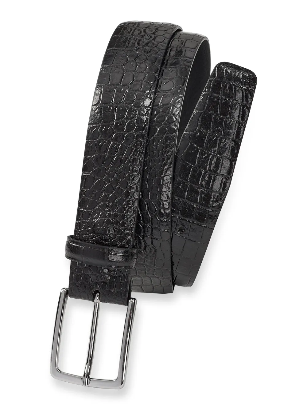 Crocodile Embossed With Changeable Buckle Belt sold by Paul Fredrick