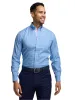 Comfort Stretch Non-Iron Check Dress Shirt With Contrast Trim - Blue/pink sold by Paul Fredrick