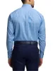 Comfort Stretch Non-Iron Check Dress Shirt With Contrast Trim - Blue/pink sold by Paul Fredrick