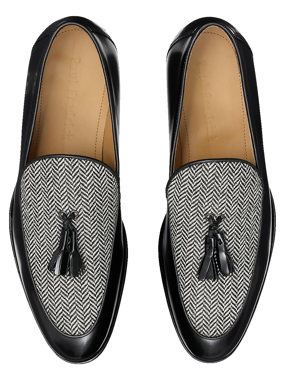 Sylvester Tassel Loafer - Black sold by Paul Fredrick product image thumbnail 3