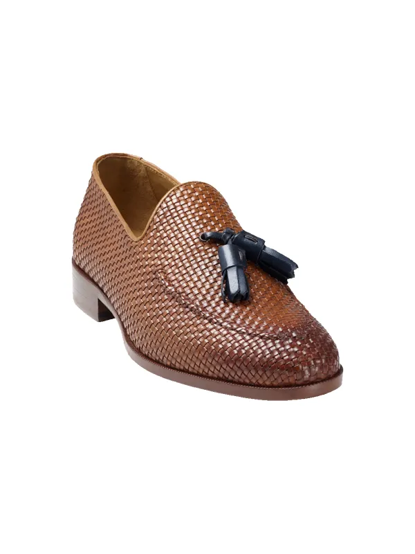 Chester Tassel Loafer - Chestnut sold by Paul Fredrick