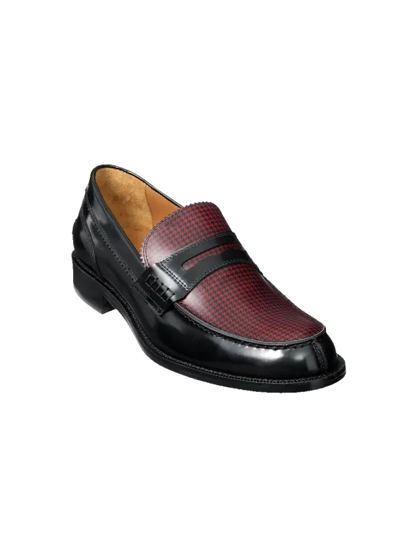 Dexter Penny Loafer - Black/red sold by Paul Fredrick