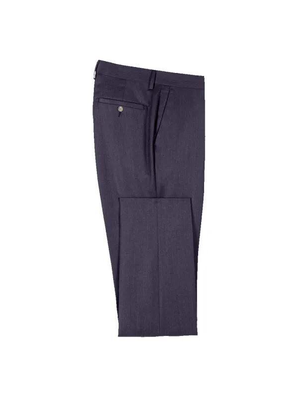 Wool Flannel Solid Pants - Purple sold by Paul Fredrick