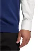 Cotton Full Zip Mock Neck Vest - Blue sold by Paul Fredrick