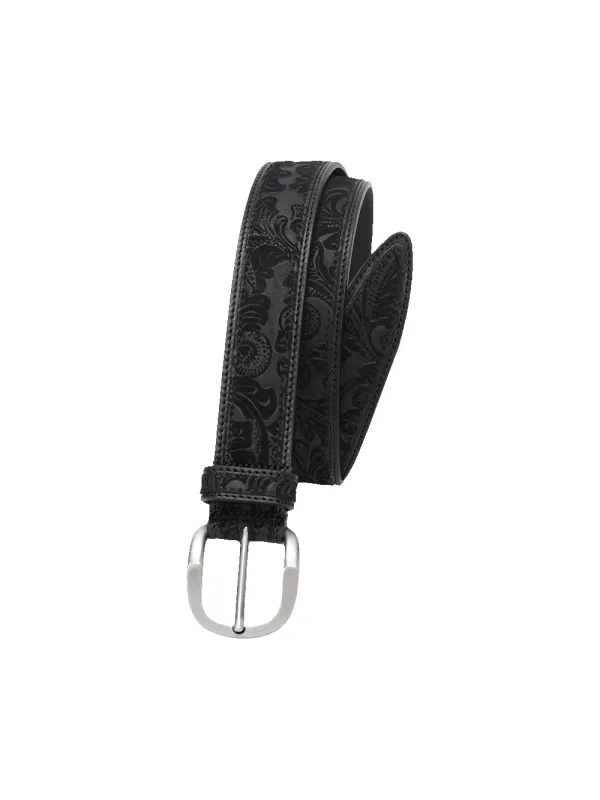 Callan Belt - Black sold by Paul Fredrick