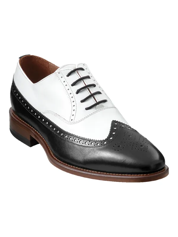 Jackson Oxford - Black/white sold by Paul Fredrick