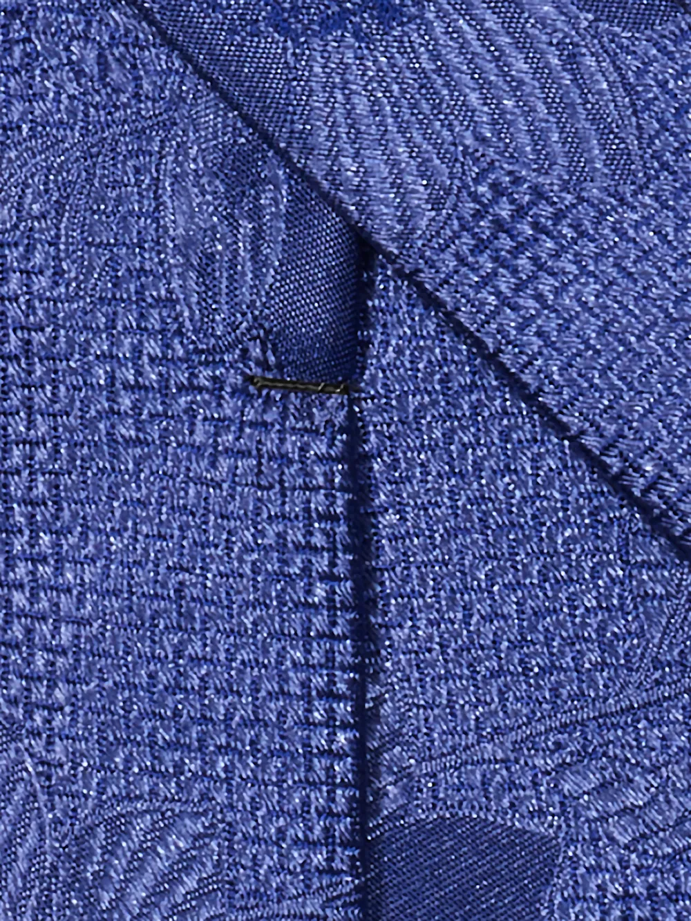 Floral Woven Silk Tie - Blue sold by Paul Fredrick product image thumbnail 3