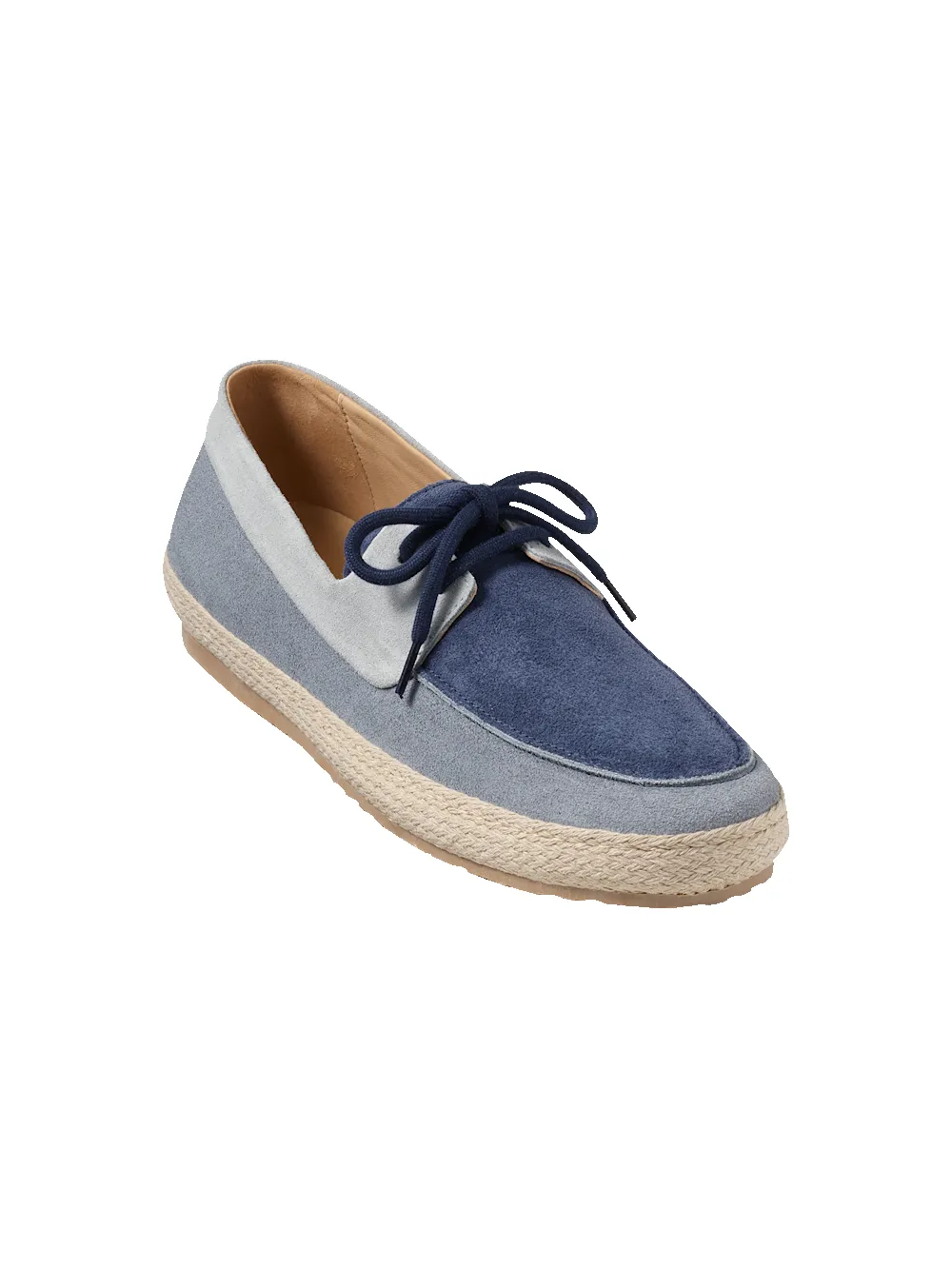 Dean Boat Shoe - Blue Multi sold by Paul Fredrick