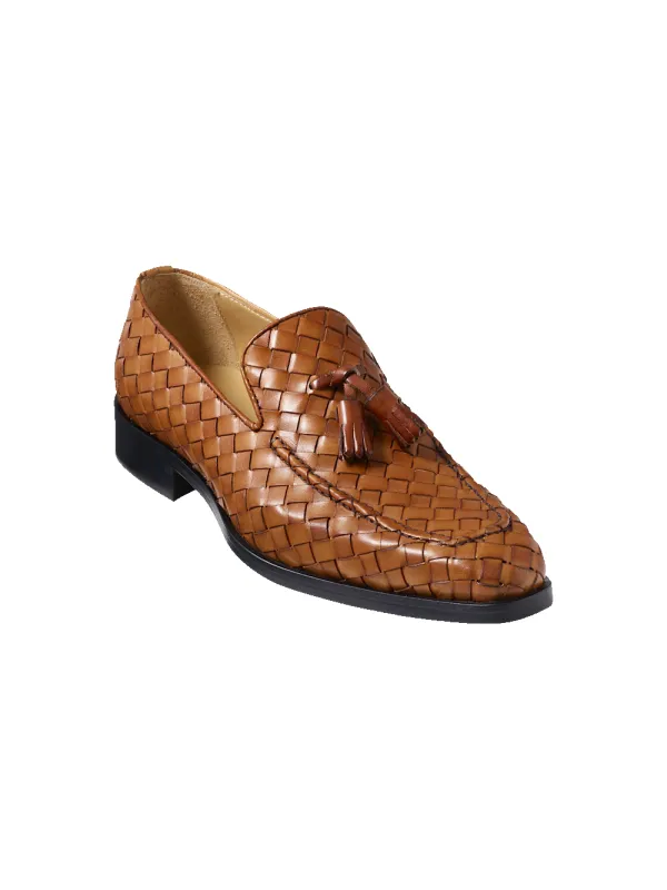 Luis Tassel Loafer - Chestnut made by Paul Fredrick