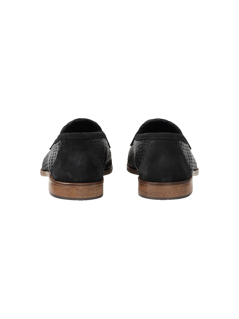 Rocco Penny Loafer - Black sold by Paul Fredrick product image thumbnail 4