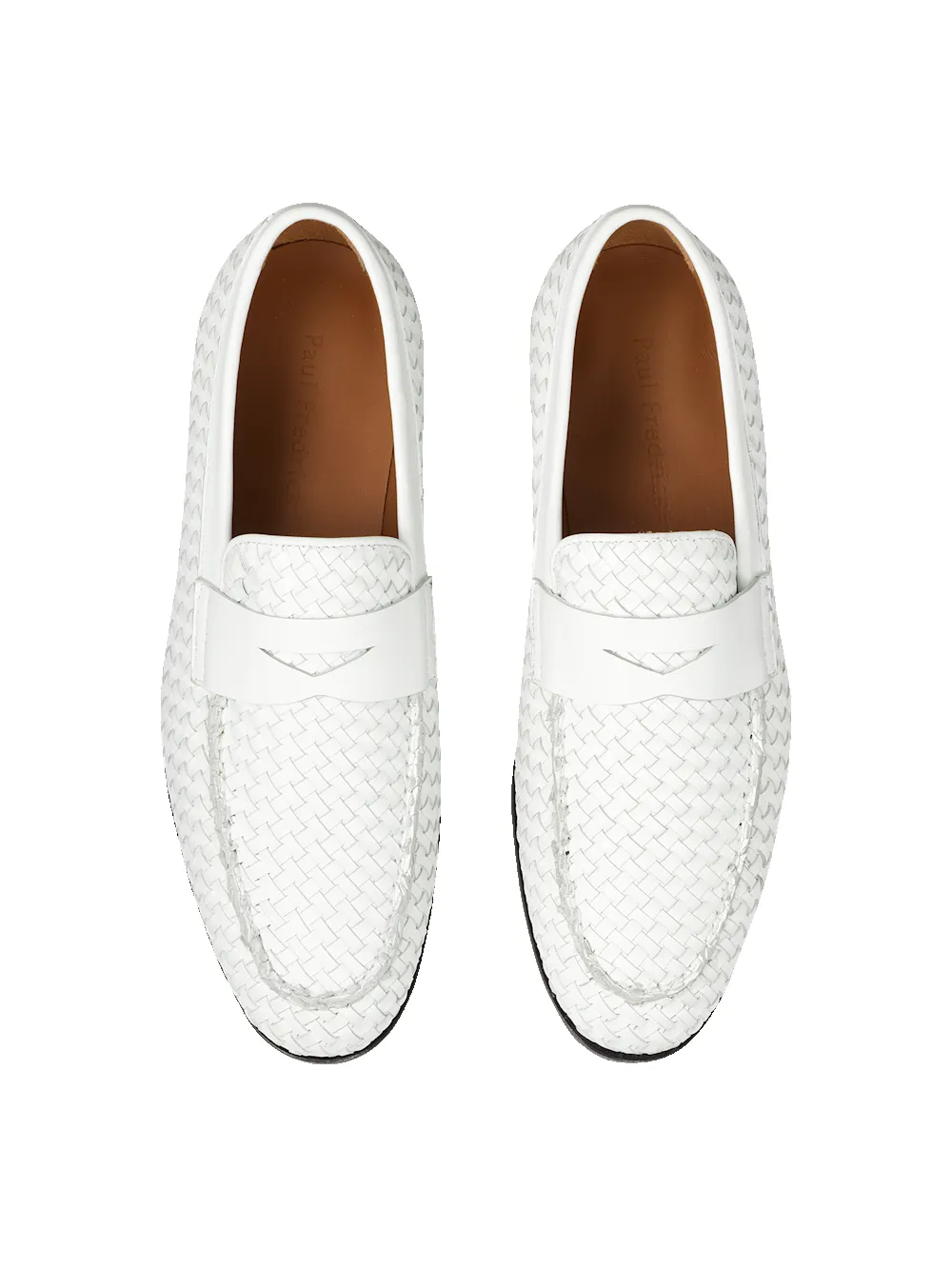 Taylor Penny Loafer - White sold by Paul Fredrick product image thumbnail 3