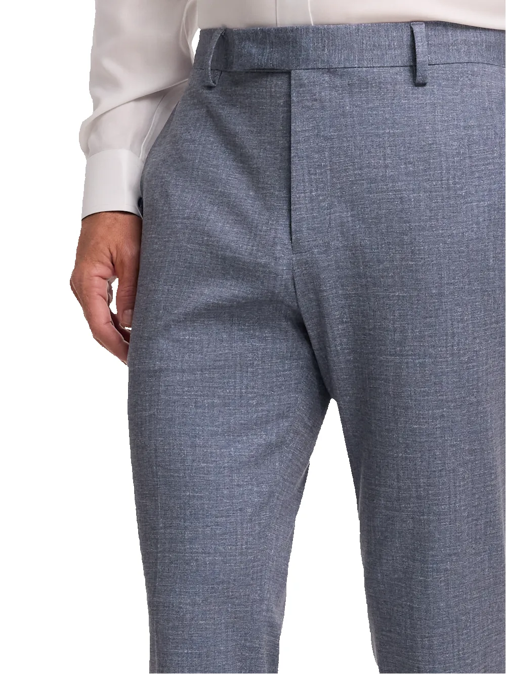 Knit Soft Touch Pant - Blue sold by Paul Fredrick product image thumbnail 3