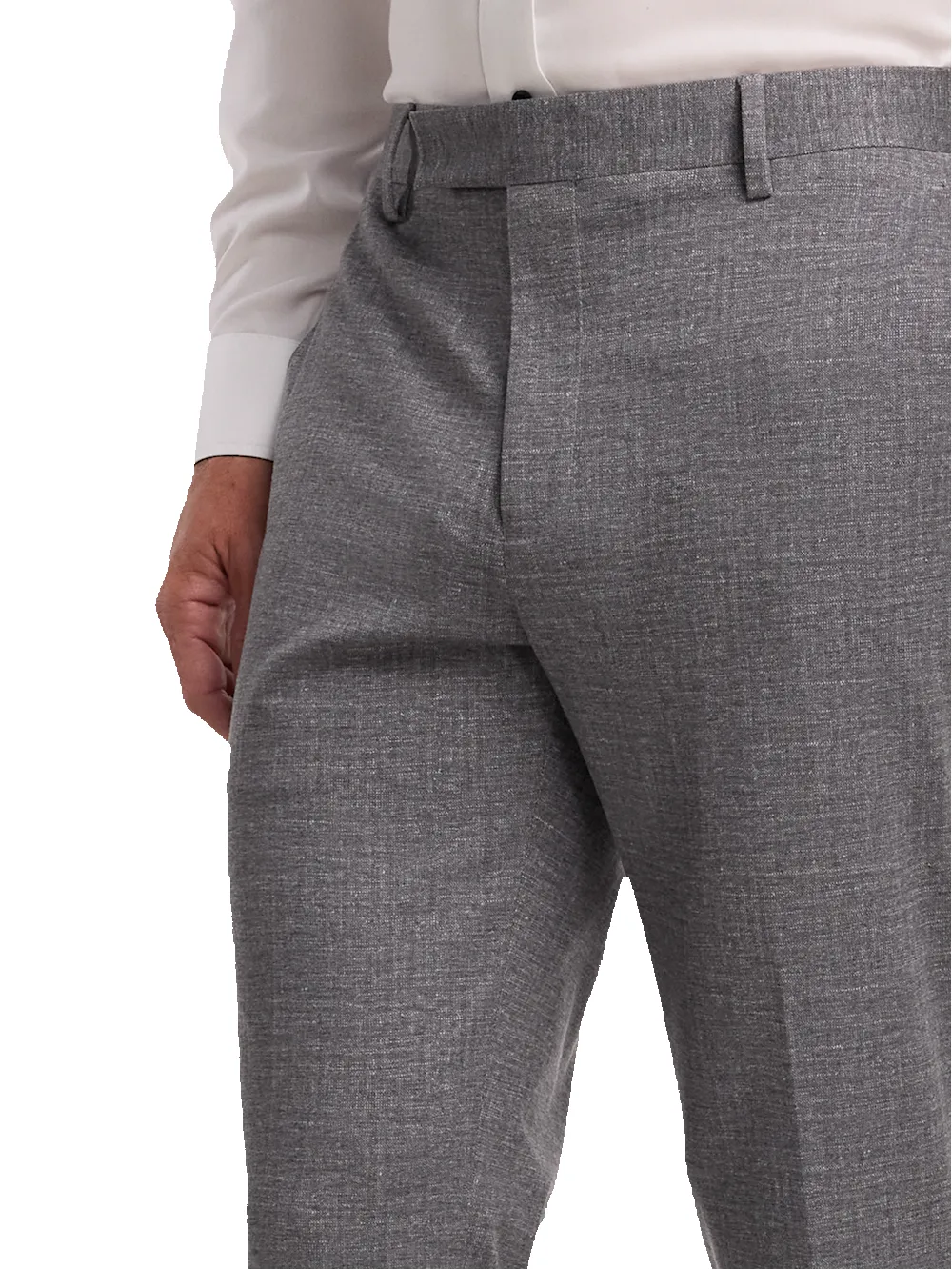 Knit Soft Touch Pant - Charcoal sold by Paul Fredrick product image thumbnail 3