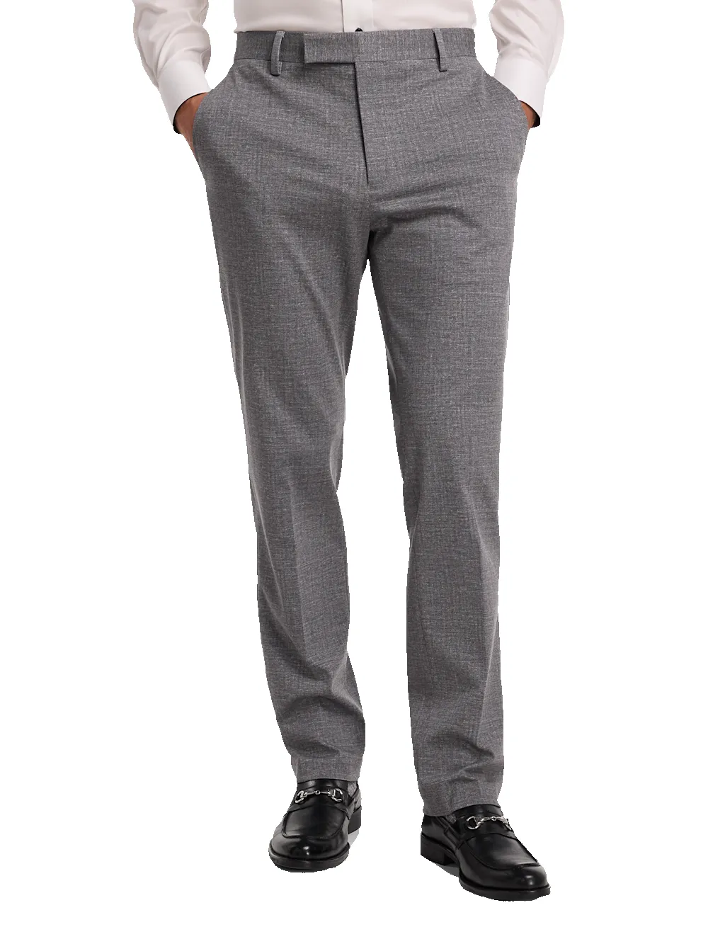 Knit Soft Touch Pant - Charcoal sold by Paul Fredrick product image thumbnail 2