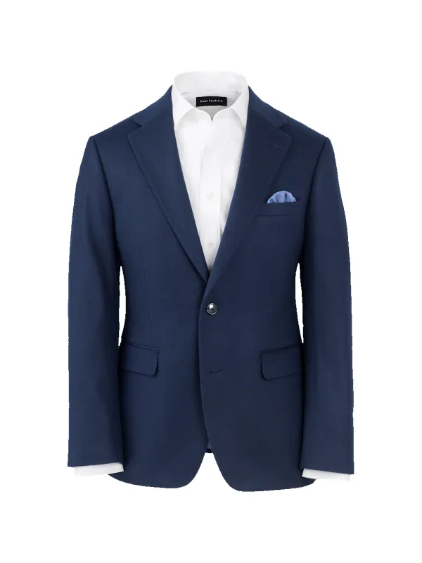 Cashmere Single Breasted Notch Lapel Sport Coat - Blue sold by Paul Fredrick