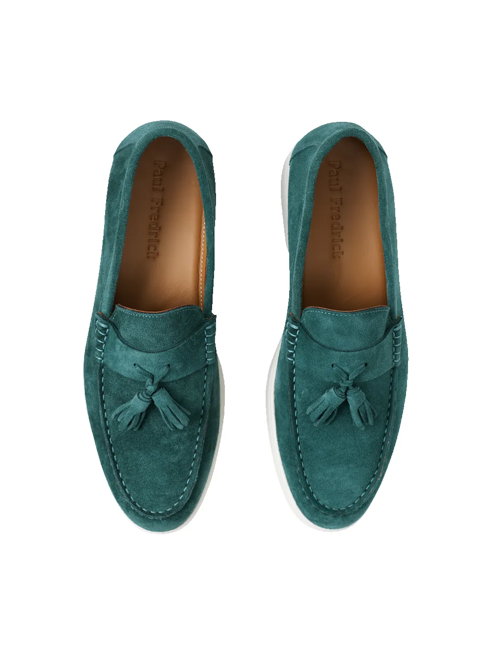Phillip Loafer - Teal sold by Paul Fredrick product image thumbnail 3