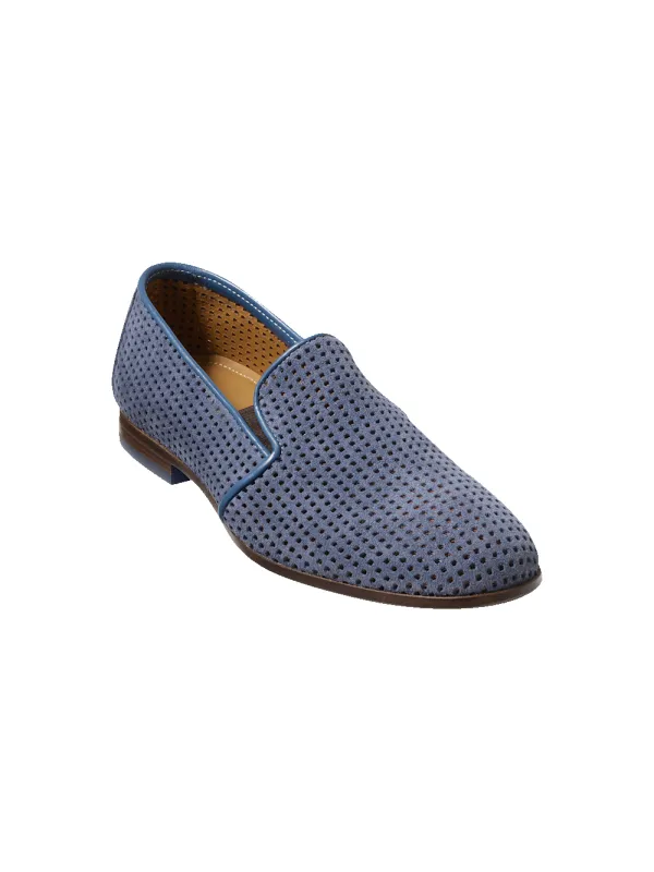 Matthew Loafer - Blue sold by Paul Fredrick