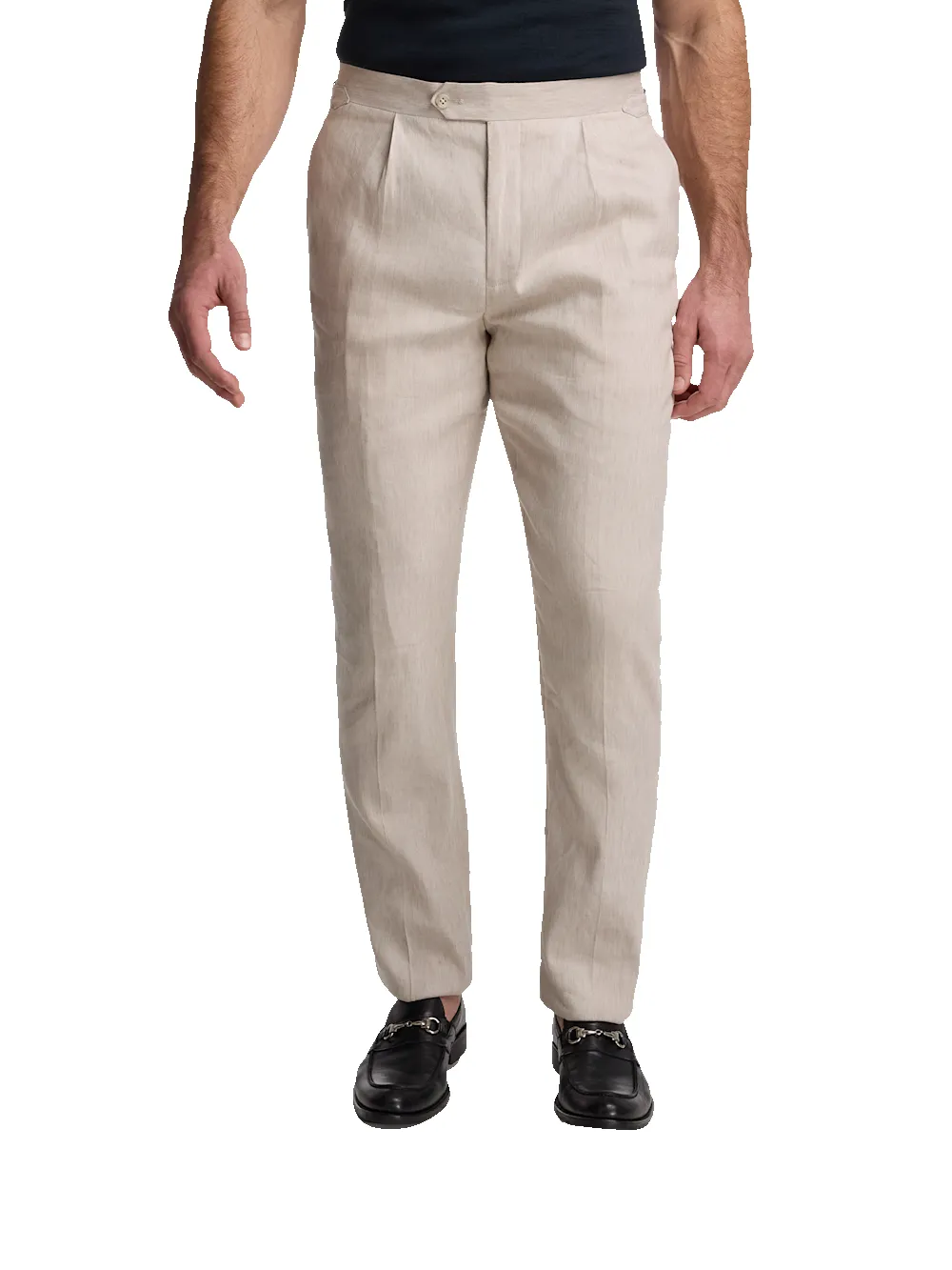 Side Tab Pant - Tan sold by Paul Fredrick product image thumbnail 2