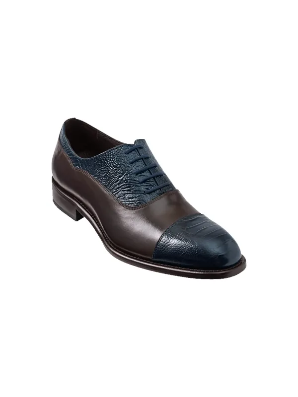 Brandan Oxford - Navy/brown made by Paul Fredrick