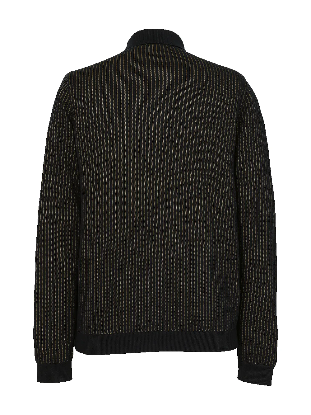 Cotton Blend Three Button Polo - Black sold by Paul Fredrick product image thumbnail 2