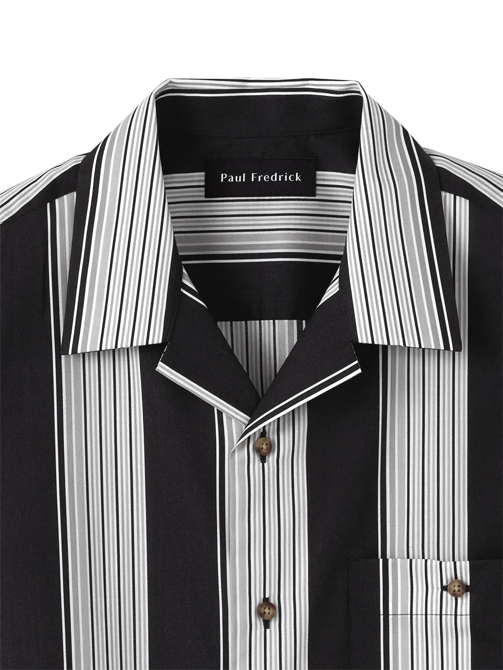 Cotton Stripe Casual Shirt sold by Paul Fredrick product image thumbnail 3
