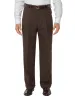 Super 120's Wool Pleated Pants - Dark Brown sold by Paul Fredrick