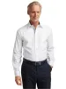 Comfort Stretch Non-Iron Solid Dress Shirt With Contrast Trim - White/blue sold by Paul Fredrick